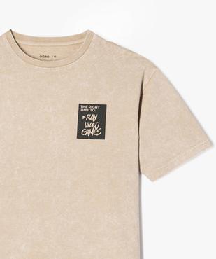 Tee-shirt imprimé manches courtes garçon vue2 - GEMO 4G GARCON - GEMO