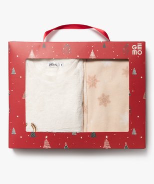 Pyjama doux spécial Noël fille vue4 - GEMO (ENFANT) - GEMO