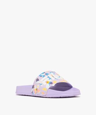 Sandales de piscine à motifs fleuris fille - Fila vue2 - FILA - GEMO