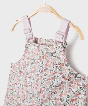 Salopette de pluie imperméable à bretelles élastiques bébé fille vue4 - GEMO(BEBE DEBT) - GEMO