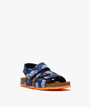 Sandales garçon imprimées à brides scratch vue2 - Nikesneakers (ENFANT) - Nikesneakers