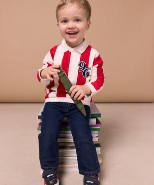 Jean coupe droite en coton bébé garçon LuluCastagnette vue4 - LULUCASTAGNETTE - GEMO