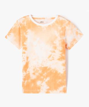 Tee-shirt manches courtes effet tie and dye garçon vue1 - GEMO (ENFANT) - GEMO