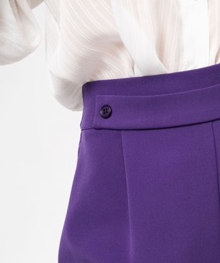 Pantalon large avec ceinture fantaisie femme vue2 - GEMO(FEMME PAP) - GEMO