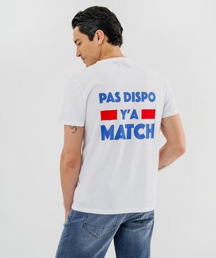 Tee-shirt manches courtes en jersey imprimé homme vue3 - GEMO 4G HOMME - GEMO