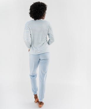 Pyjama en velours à motif Stitch femme - Disney vue3 - LILO & STITCH - GEMO