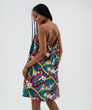 Robe courte à fines bretelles femme vue4 - GEMO 4G FEMME - GEMO