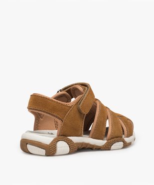 Sandales garçon unies à bout fermé vue4 - Nikesneakers (ENFANT) - Nikesneakers