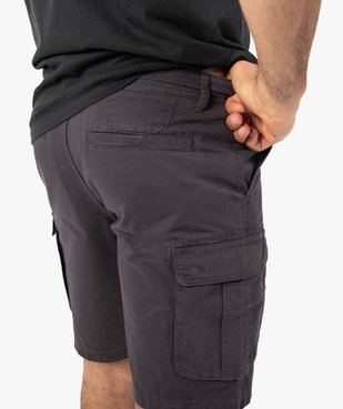 Bermuda homme avec larges poches sur les cuisses vue2 - GEMO (HOMME) - GEMO