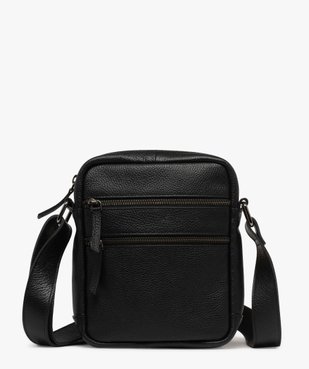 Pochette en cuir à bandoulière ajustable homme vue1 - GEMO (ACCESS) - GEMO