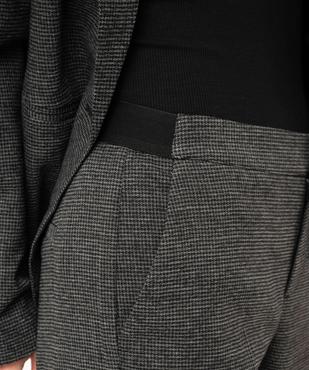 Pantalon à motif pied de poule femme vue2 - GEMO(FEMME PAP) - GEMO