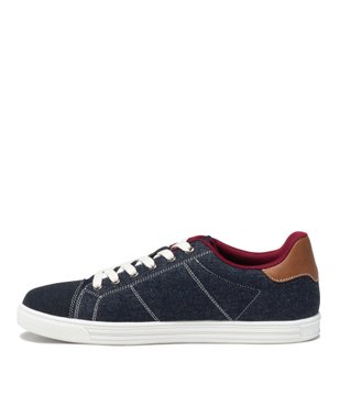 Tennis en toile jean homme vue3 - GEMO (CASUAL) - GEMO