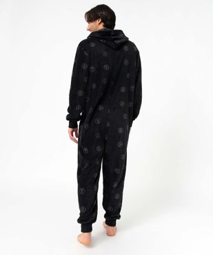 Combinaison pyjama homme en velours imprimé – X-Box vue3 - XBOX - GEMO