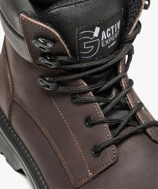 Chaussures hautes de sécurité avec semelle antistatique et résistante aux huiles vue6 - GEMO (SECURITE) - GEMO