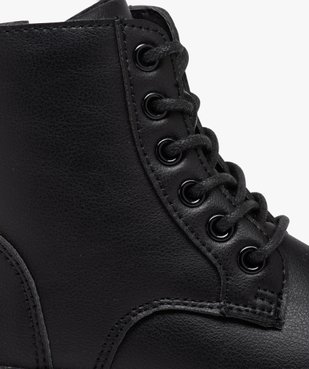 Boots à lacets et semelle crantée style rangers fille vue6 - GEMO (ENFANT) - GEMO