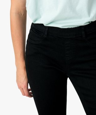 Jegging femme coloris uni vue2 - GEMO (JEAN) - GEMO