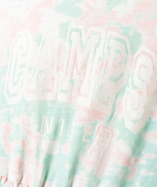 Combishort fille effet tie and dye - Camps United vue3 - CAMPS UNITED - GEMO