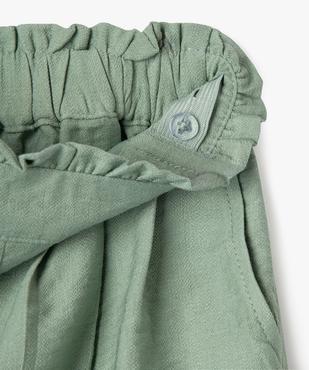 Short ample en viscose fluide à enfiler fille vue3 - GEMO 4G FILLE - GEMO