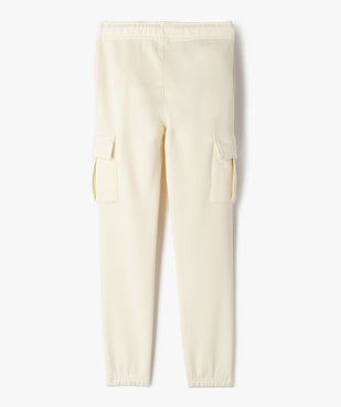 Pantalon de jogging coupe cargo garçon vue4 - GEMO (JUNIOR) - GEMO