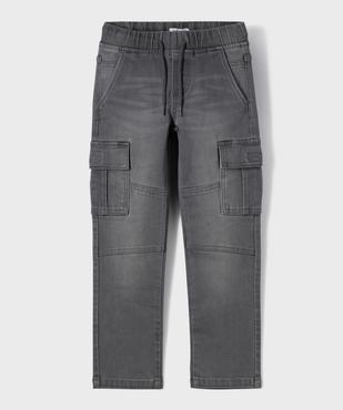 Pantalon cargo taille élastiquée garçon vue6 - GEMO (ENFANT) - GEMO