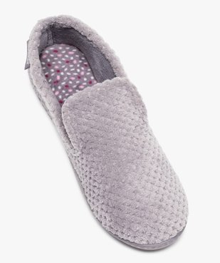 Chaussons femme forme charentaise - Isotoner vue5 - ISOTONER - GEMO