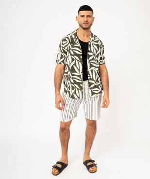 Débardeur uni en maille côtelée homme vue5 - GEMO 4G HOMME - GEMO