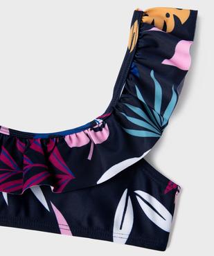 Maillot de bain 2 pièces à motifs exotiques fille vue2 - GEMO (ENFANT) - GEMO