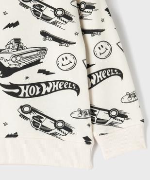 Sweat imprimé véhicules et skate garçon - Hot Wheels vue4 - HOT WHEELS - GEMO
