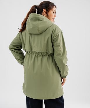Parka imperméable à capuche avec doublure chaude femme grande taille vue4 - GEMO (G TAILLE) - GEMO