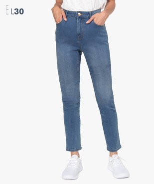 Jean femme coupe Slim taille haute – L30 vue1 - GEMO(FEMME PAP) - GEMO