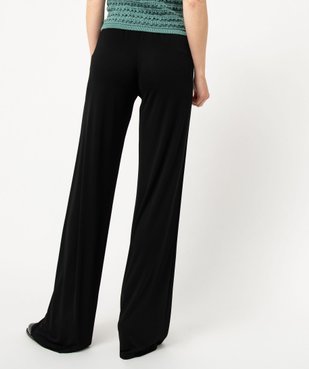 Pantalon en maille fluide extensible femme vue3 - GEMO(FEMME PAP) - GEMO