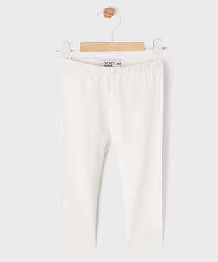 Legging long en coton stretch bébé fille vue1 - GEMO 4G BEBE - GEMO