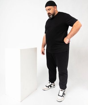 Pantalon de jogging molletonné homme vue8 - GEMO 4G HOMME - GEMO