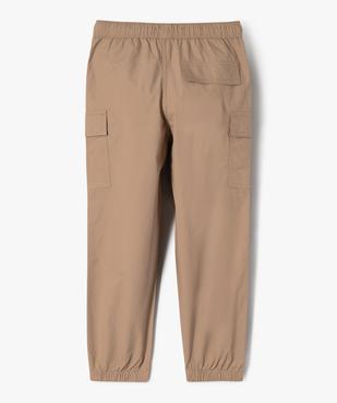 Pantalon cargo taille élastiquée garçon vue4 - GEMO (ENFANT) - GEMO