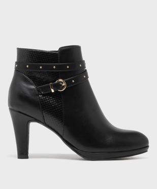 Bottines à talon avec en suédine femme - Valentina Baldano vue1 - VALENTINA BALDA - GEMO