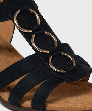 Sandales confort à brides et anneaux métalliques femme vue6 - G'FLEX - GEMO