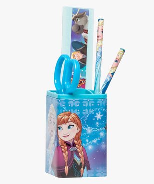 Kit La Reine des Neiges : 2 Stylos, pot à crayons, règle, cisseaux vue1 - REINE DES NEIGE - GEMO