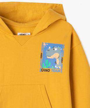 Sweat à capuche douillet imprimé garçon vue3 - GEMO (ENFANT) - GEMO