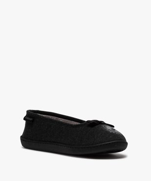Chaussons femme ballerines dessus jersey - Isotoner vue2 - ISOTONER - GEMO