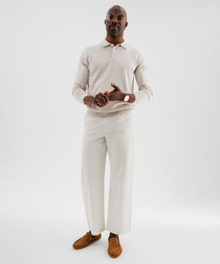 Pantalon chino coupe large homme vue7 - GEMO 4G HOMME - GEMO