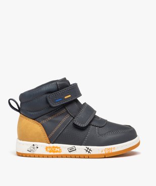 Boots garçon multicolores à scratchs vue1 - GEMO (ENFANT) - GEMO