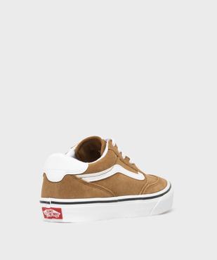 Baskets basses dessus cuir Brooklyn LS garçon - Vans vue4 - VANS - GEMO