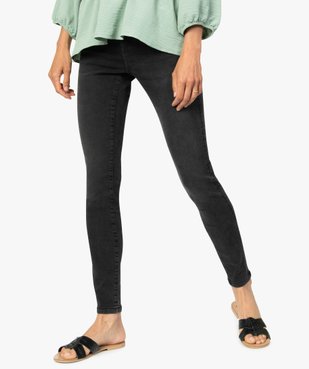Jean femme skinny taille haute super stretch vue1 - GEMO(FEMME PAP) - GEMO
