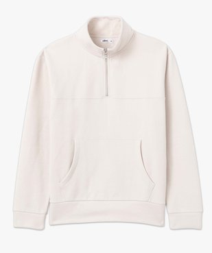Sweat homme à col camionneur zippé vue4 - GEMO (HOMME) - GEMO