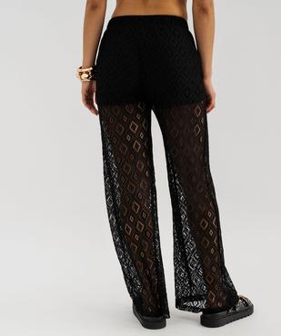 Pantalon de plage en dentelle femme vue6 - GEMO 4G FEMME - GEMO