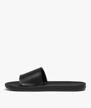 Mules de piscine femme unies à bandeau large - Copacabana vue3 - COPACABANA - GEMO