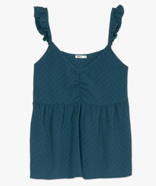 Blouse femme ample à bretelles volantées vue4 - GEMO(FEMME PAP) - GEMO