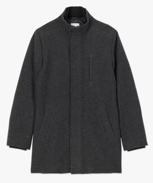 Manteau homme mi-long à col montant vue4 - GEMO (HOMME) - GEMO