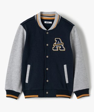Sweat garçon façon teddy fermeture pressions vue2 - GEMO (ENFANT) - GEMO