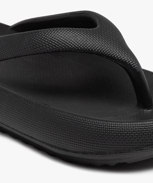 Tongs femme unies à semelle extra large vue6 - GEMO (PLAGE) - GEMO